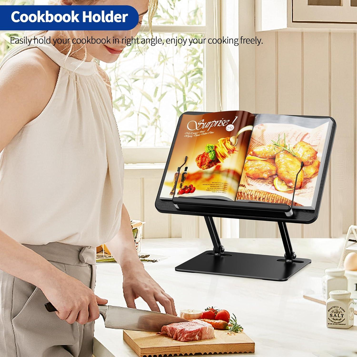 Soporte de Libros Ergonómico BESIGN BS01 Ajustable Negro