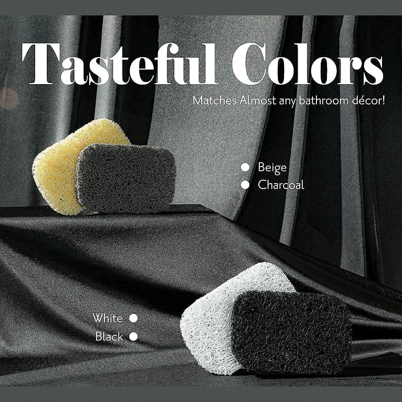 Soporte de Jabón myHomeBody Set de 6 Beige y Gris