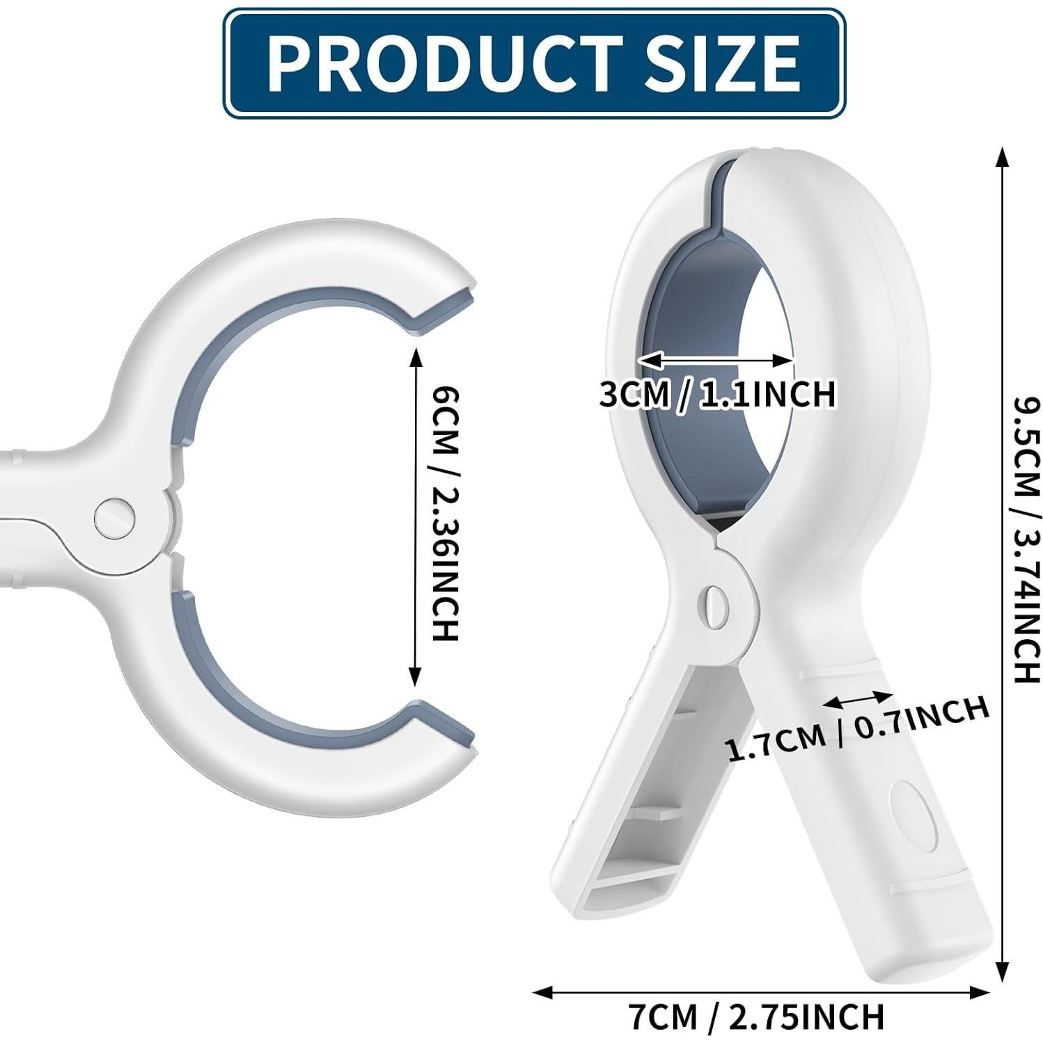 Clips para Toallas de Playa Senbowe 12 Piezas Alta Resistencia