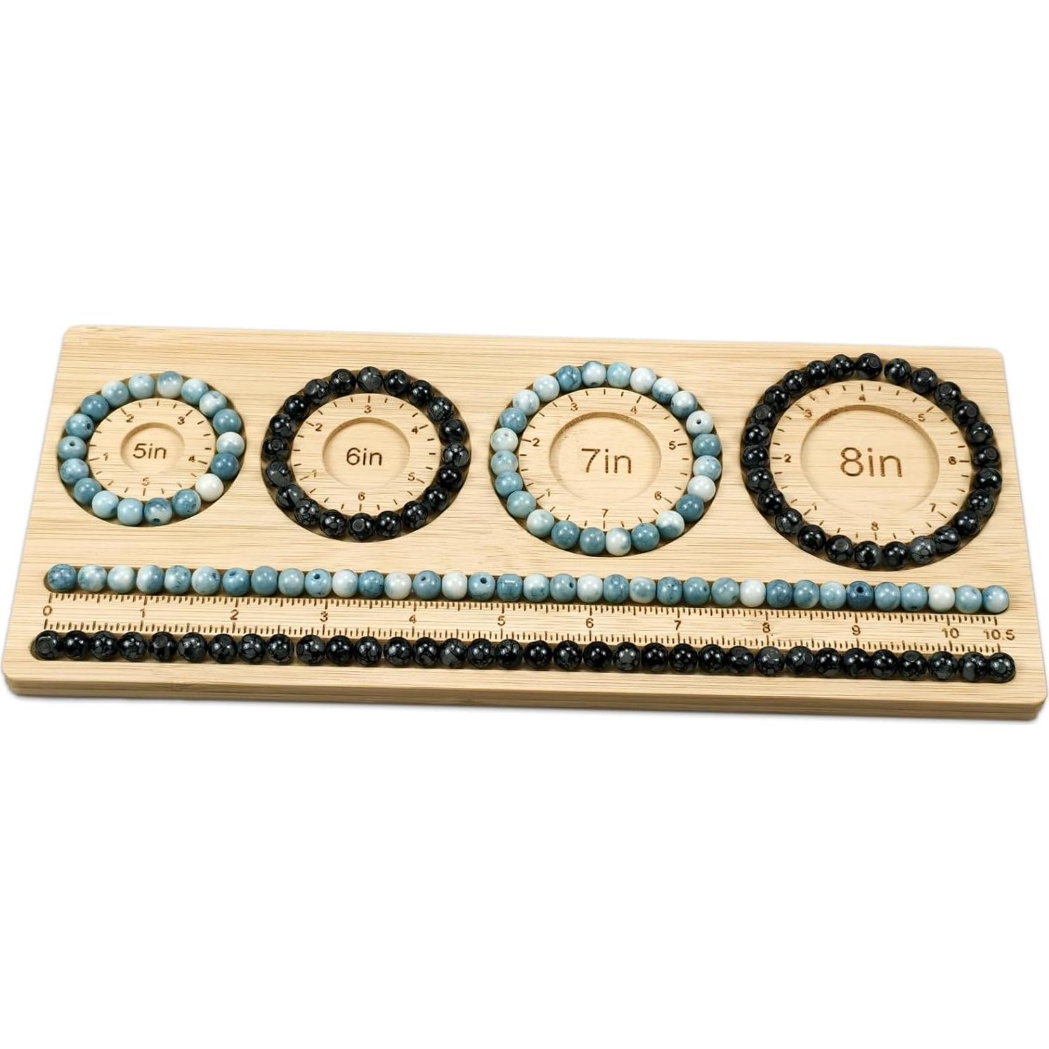 Tablero de Perlas Petoysoso de Bambú 29x12.7 cm para Joyería