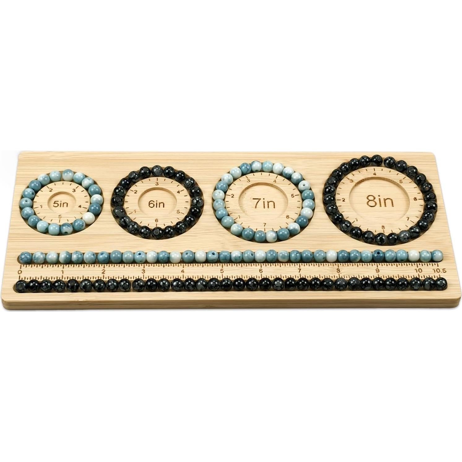 Tablero de Perlas Petoysoso de Bambú 29x12.7 cm para Joyería