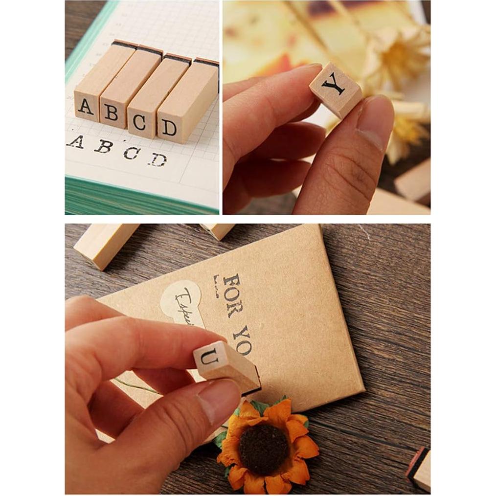 Juego de Sellos de Alfabeto y Números Alimitopia 36 Piezas