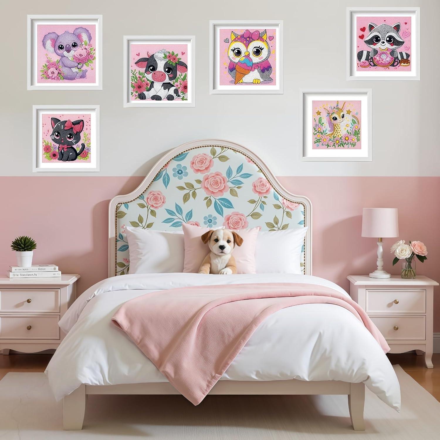 Kits de Pintura de Diamante 5D CSZPPQAF para Niños 6 Piezas 15.24cm