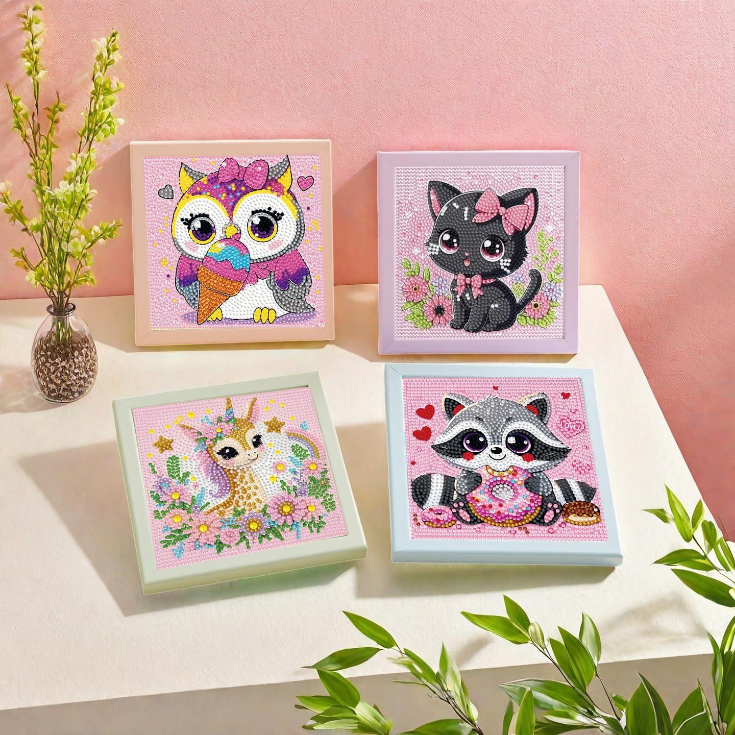 Kits de Pintura de Diamante 5D CSZPPQAF para Niños 6 Piezas 15.24cm