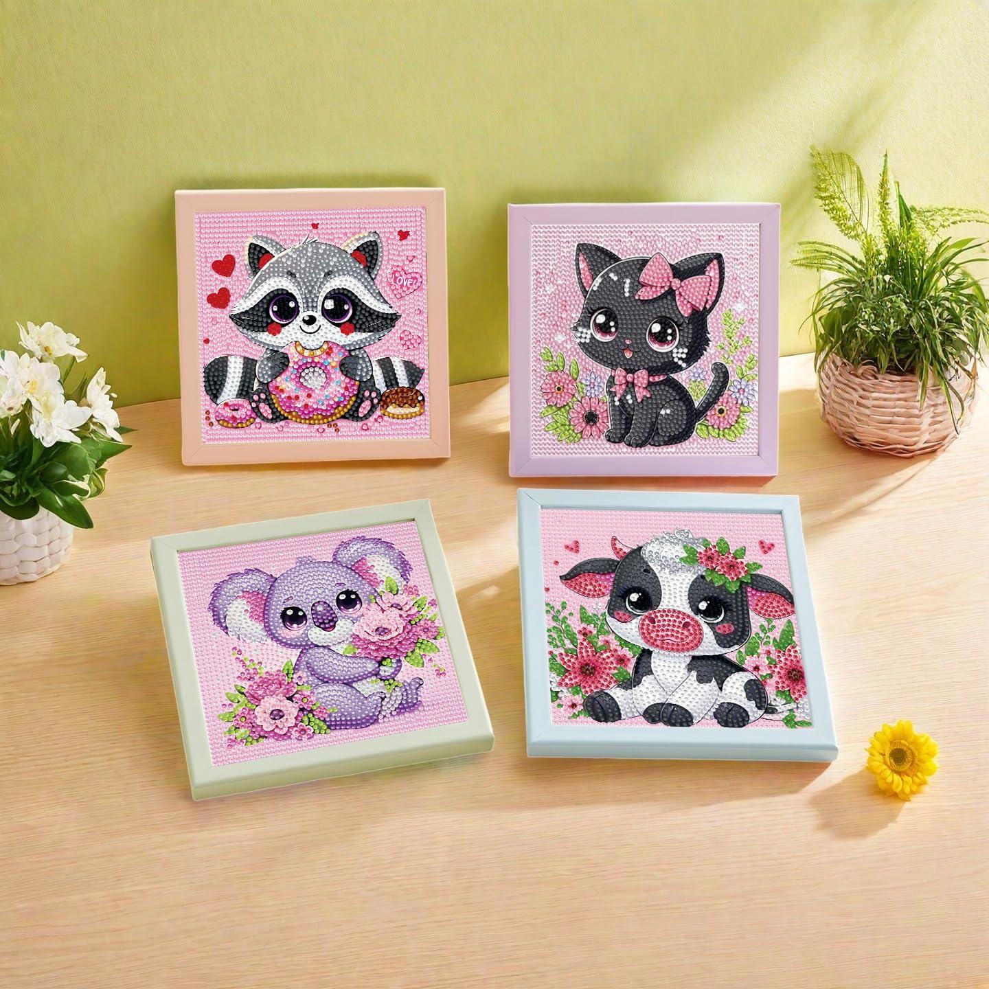 Kits de Pintura de Diamante 5D CSZPPQAF para Niños 6 Piezas 15.24cm