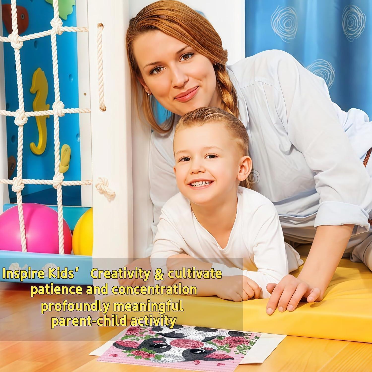 Kits de Pintura de Diamante 5D CSZPPQAF para Niños 6 Piezas 15.24cm