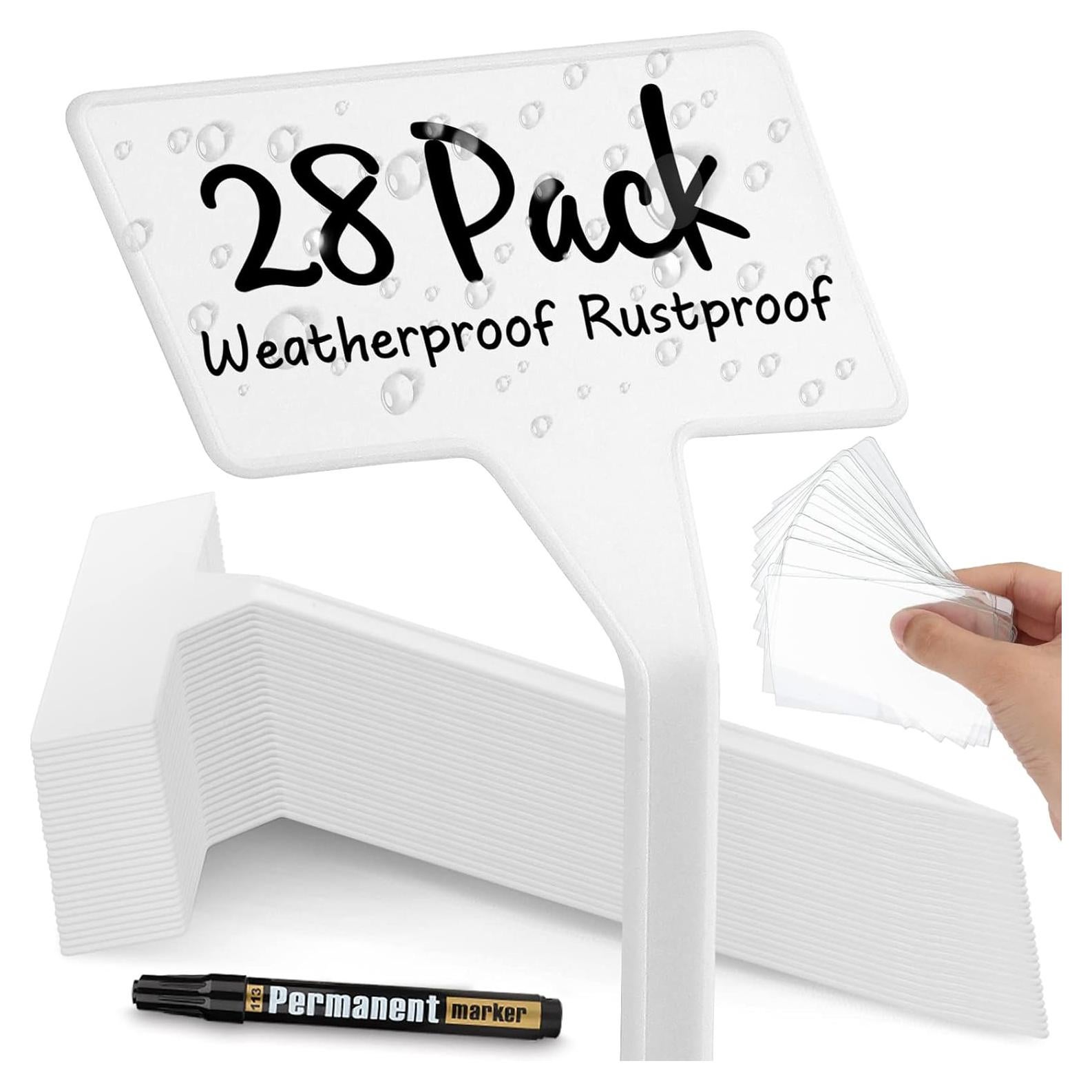 28 Etiquetas de Planta T-Forma GUFJUCH Impermeables 30 cm