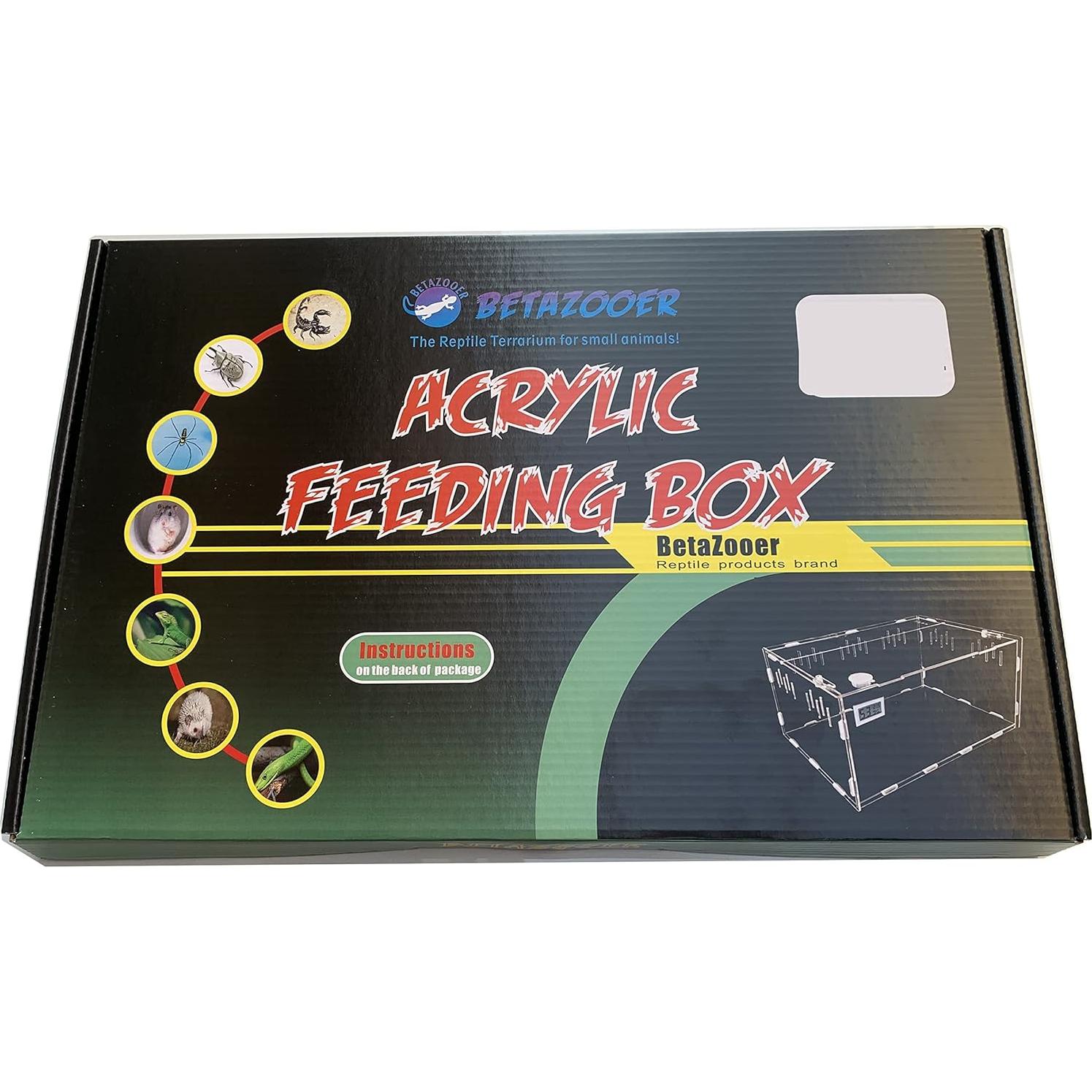 Tanque de Cría para Reptiles BETAZOOER 29x20cm con Higrómetro