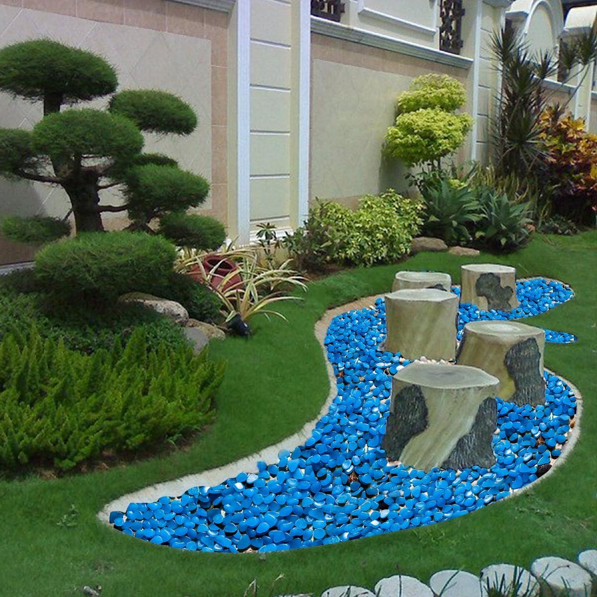 Piedras Brillantes en la Oscuridad NAMTSO 500 Piezas Azul