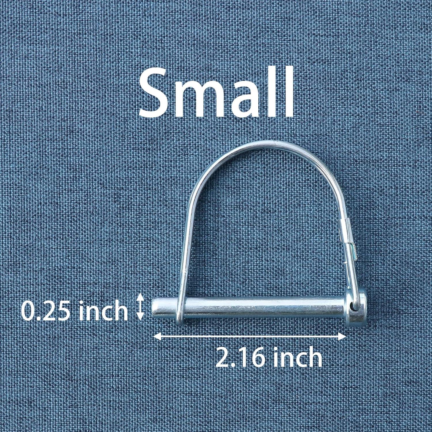 Pasador de Acoplador de Remolque Tivnhuils 2Pcs Acero Galvanizado