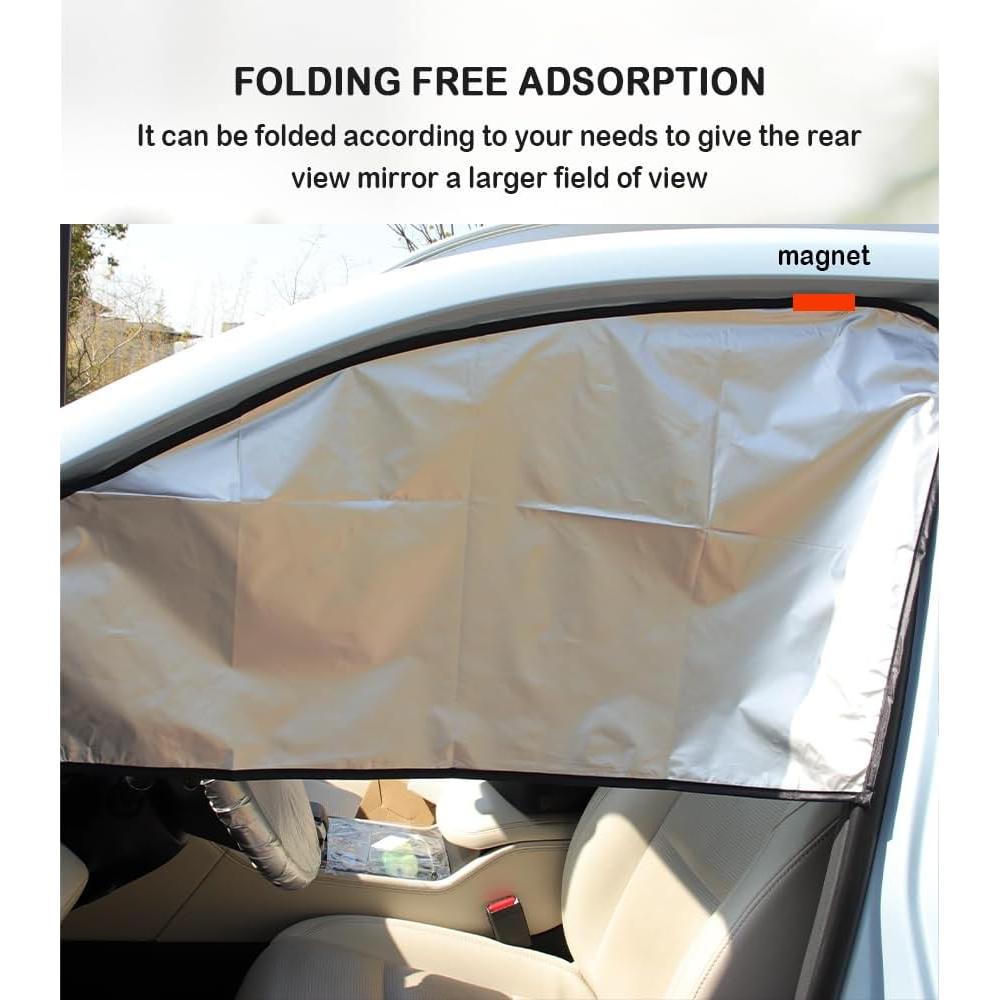 Cortinas Solares Magnéticas CXCCOI para Ventanas de Auto - 2 Pcs