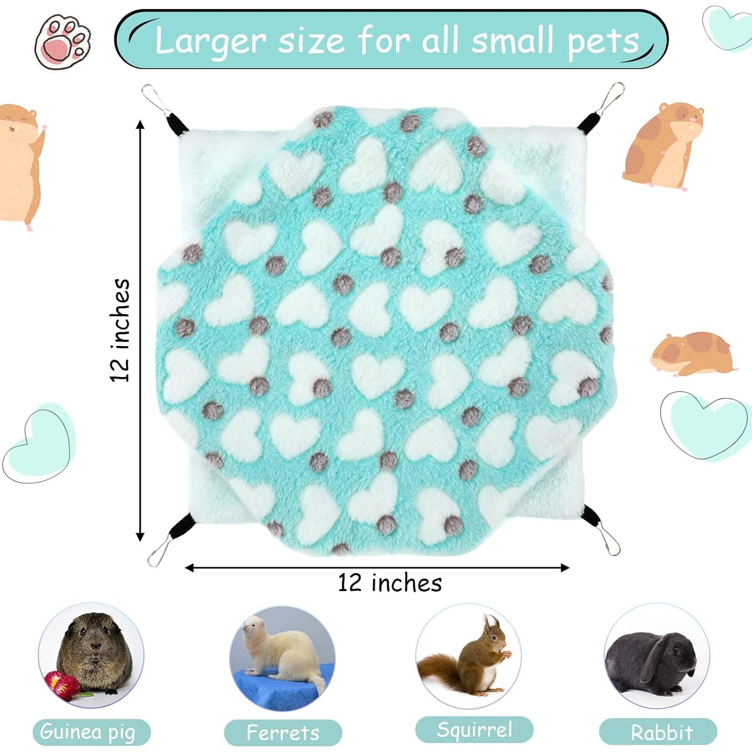 Hamaca Colgante para Mascotas Boao 30x30 cm Corazones