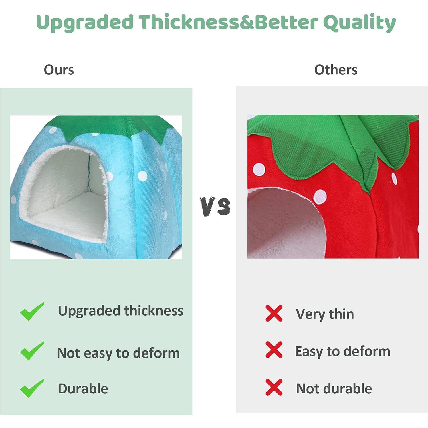 Cama Escondite para Mascotas Tierecare 26x26x24 cm Azul