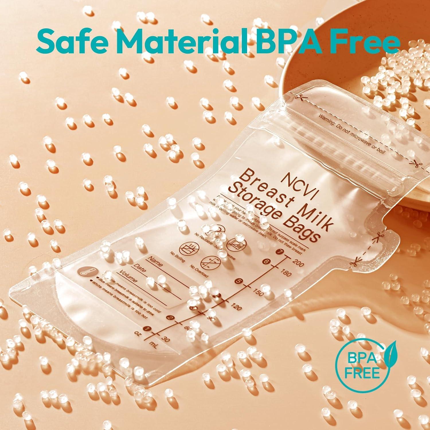 Bolsas de Almacenamiento de Leche Materna NCVI 25 Unidades 200ml