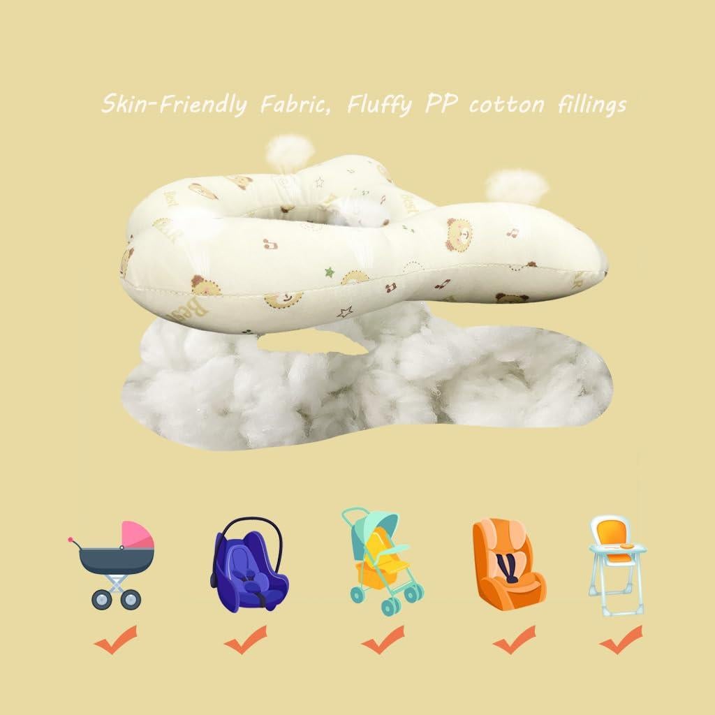 Almohada de Reposacabezas para Bebé Wedfull Oso 25x25cm