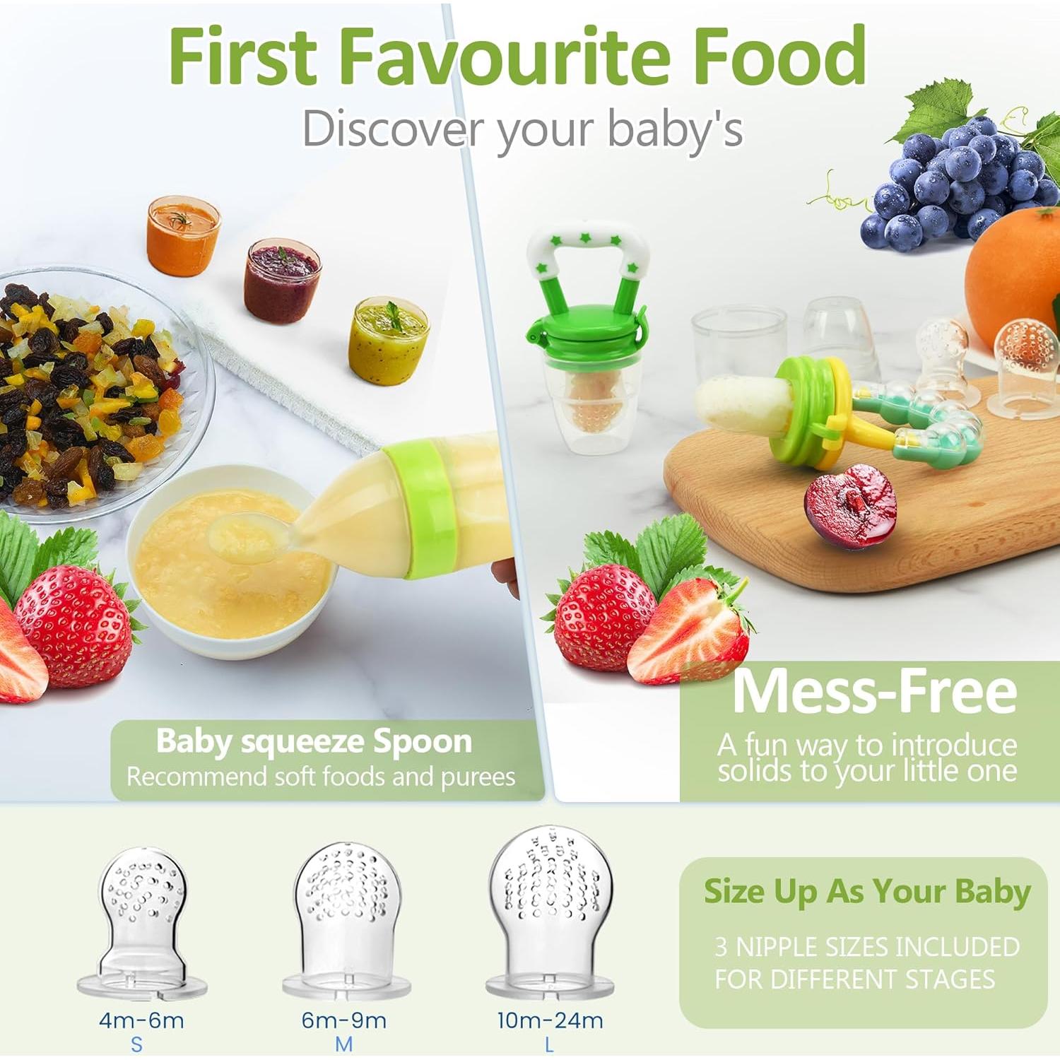 Chupete de Alimentación WAJIAYON para Bebés - 5 Piezas