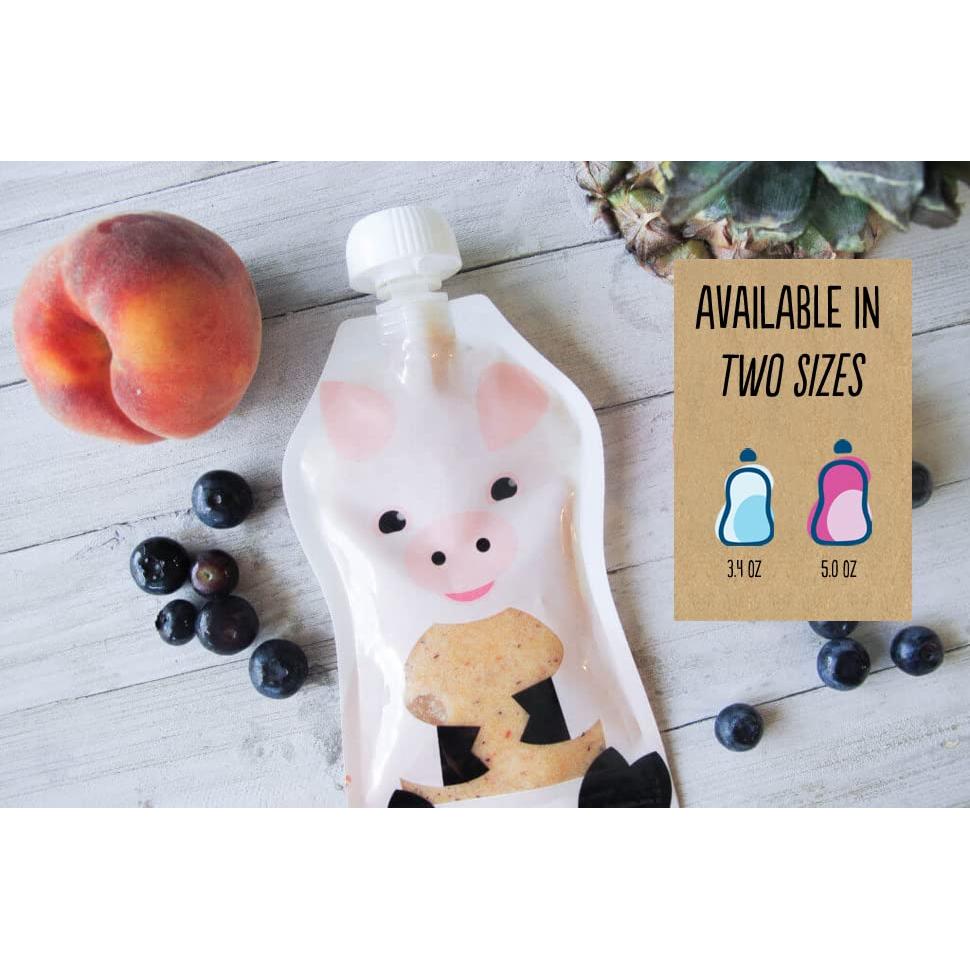Bolsas Reutilizables Squooshi para Comida de Bebé 3.4oz - Paquete de 6