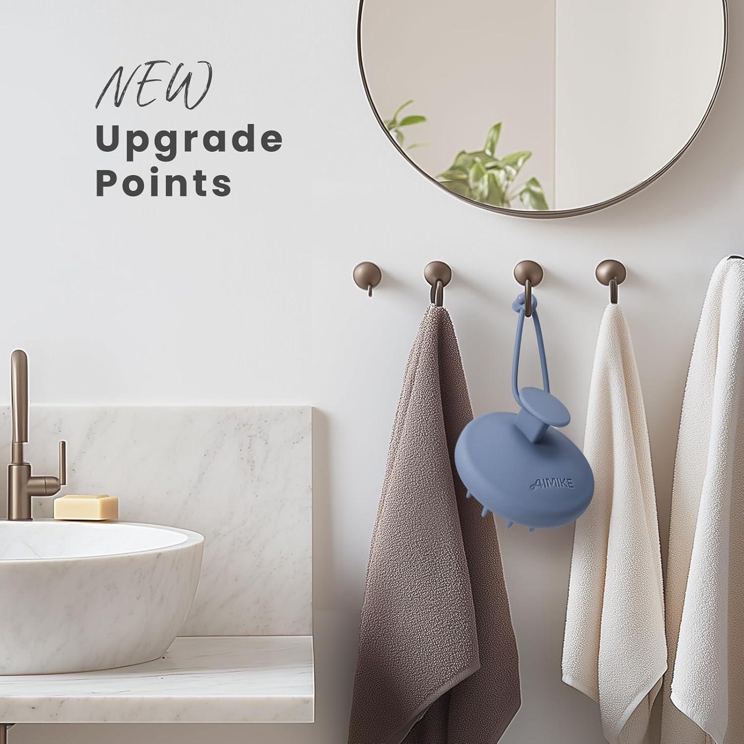 Cepillo Masajeador de Cuero Cabelludo AIMIKE Silicona Morandi