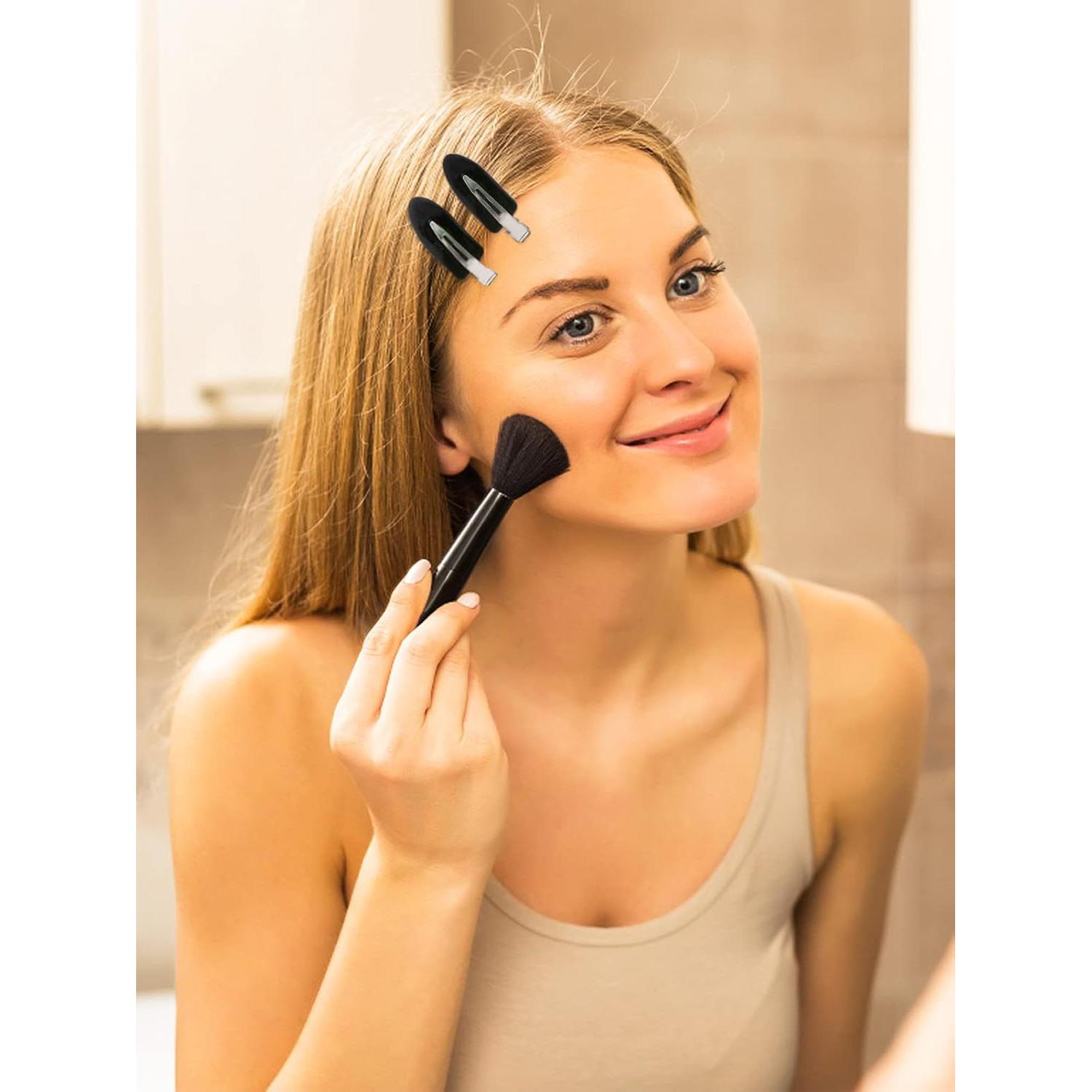 8 Clips para el Cabello Sin Doblado MADHOLLY - Negro