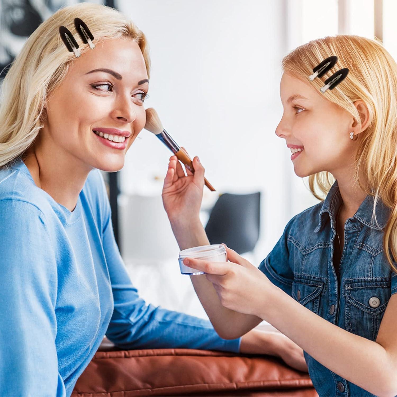 8 Clips para el Cabello Sin Doblado MADHOLLY - Negro