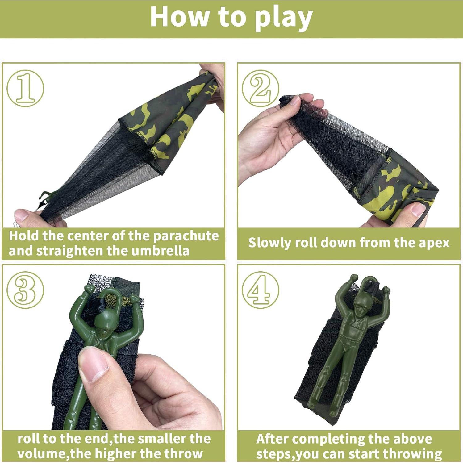 Juguete Paracaídas NANASO 5 Pcs Multicolor para Niños