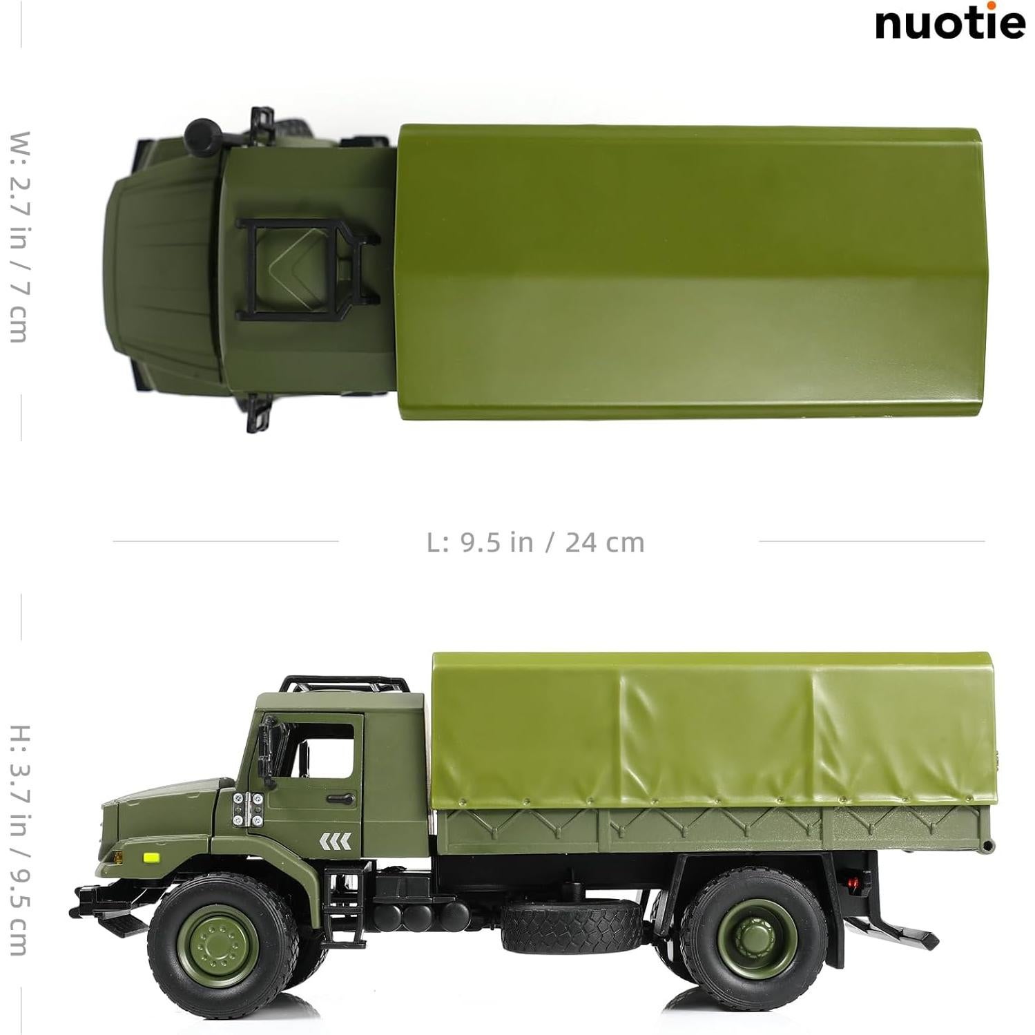 Modelo a Escala 1:36 Camión Militar Unimog U1300 NUOTIE