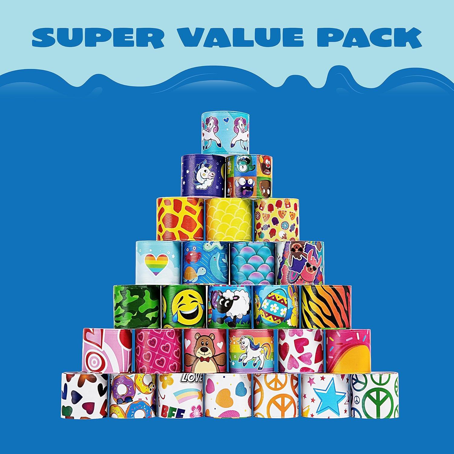 Pulseras de Golpe Joyin 60 Pcs para Niños - Animales y Corazones