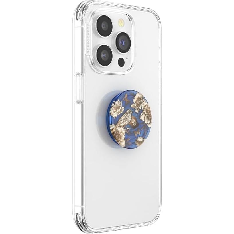 Agarradera PopSockets Pájaro Azul - Soporte Teléfono Intercambiable