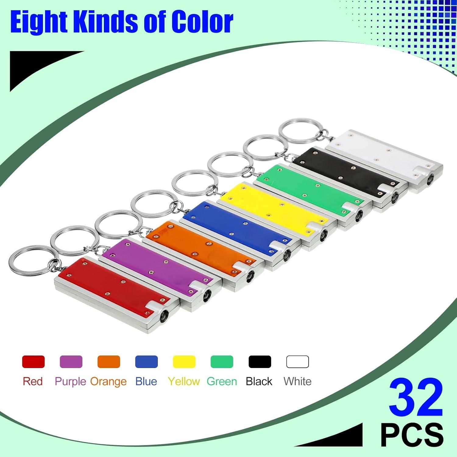 Linternas de Llave LED Hicarer 32 Piezas Portátiles 15.24 cm