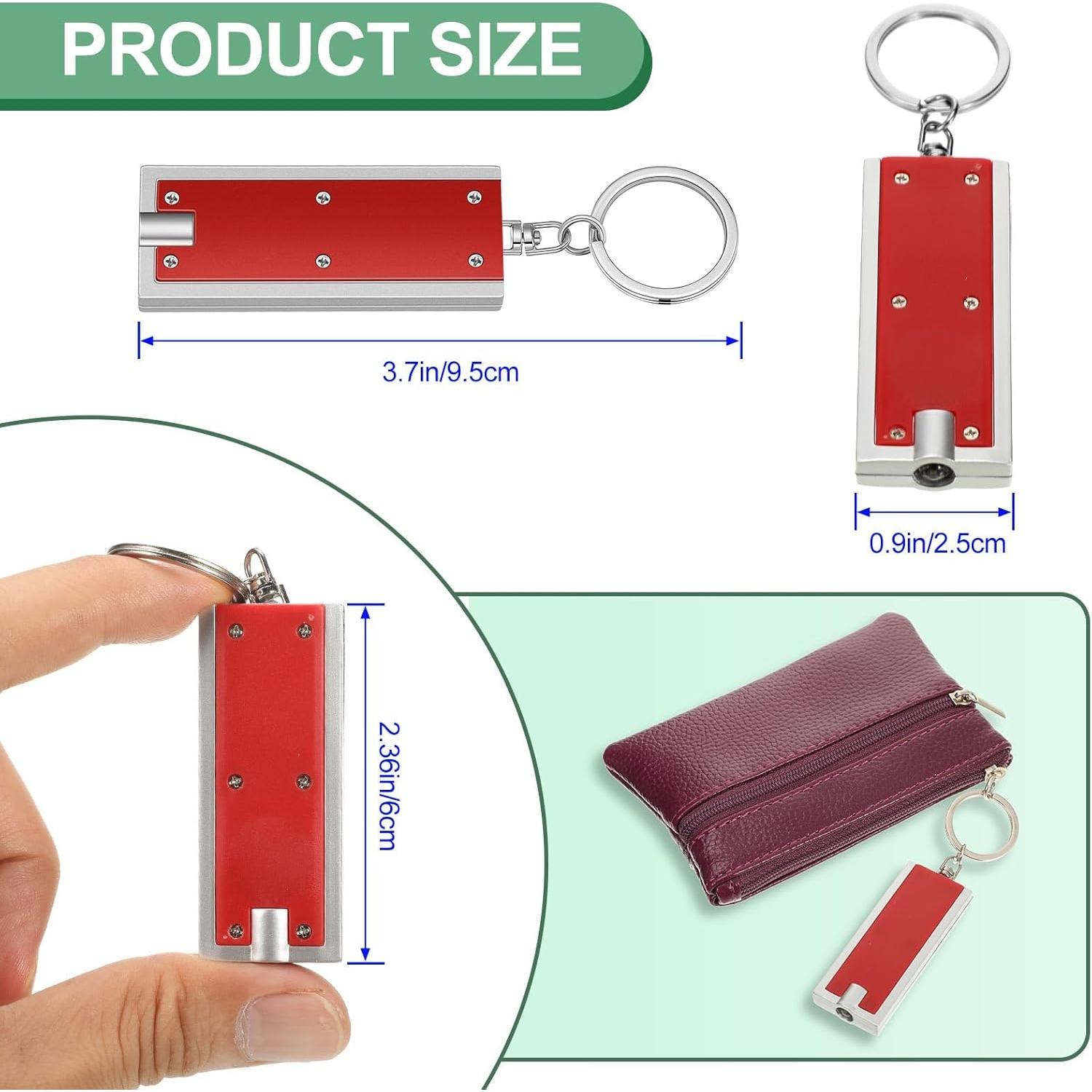 Linternas de Llave LED Hicarer 32 Piezas Portátiles 15.24 cm