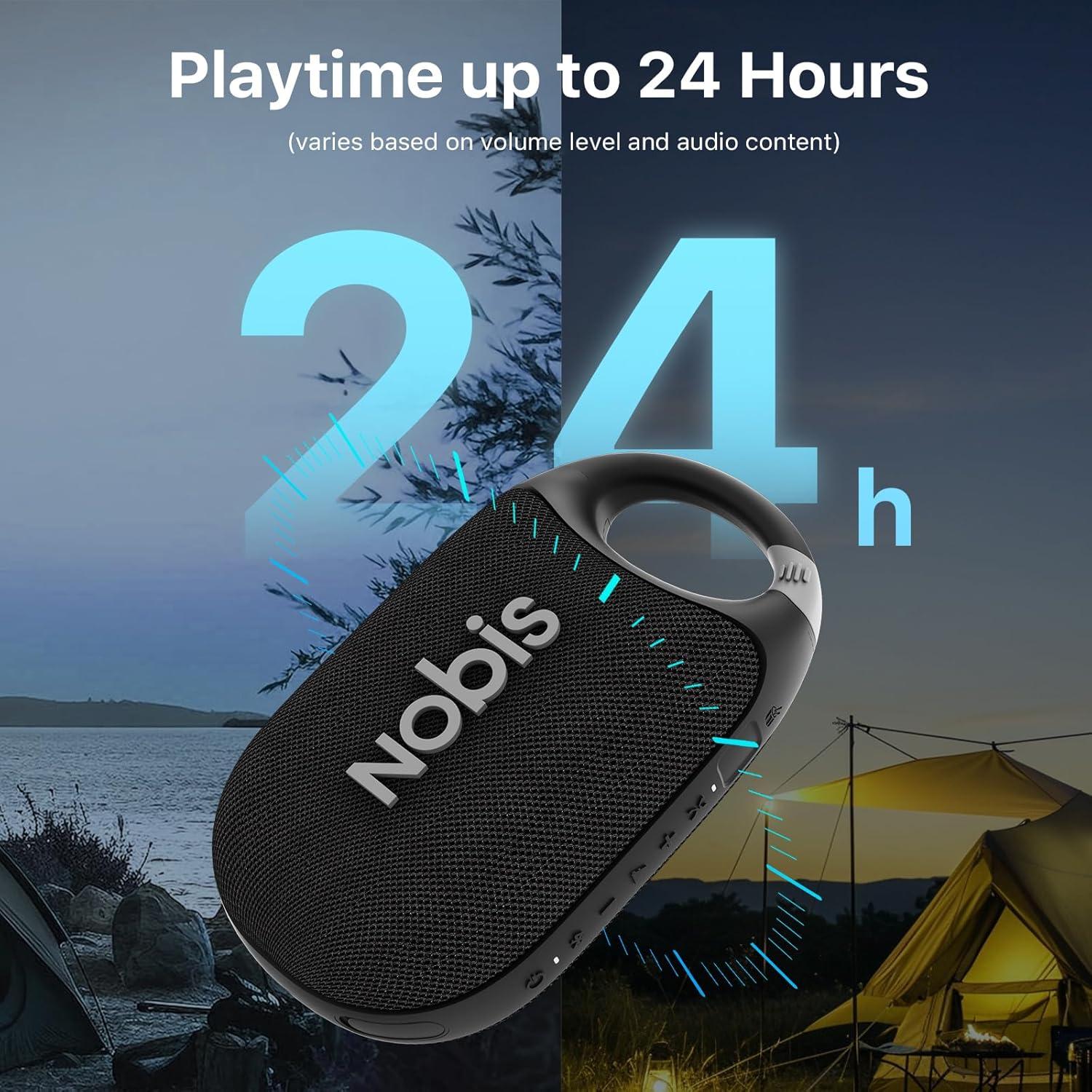 Altavoz Bluetooth Portátil NOBIS Clip N1 Impermeable IP68
