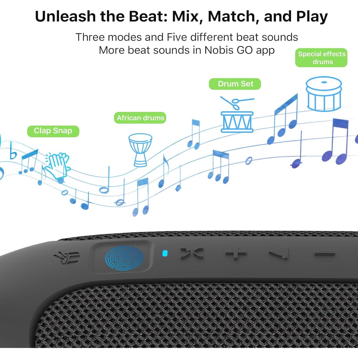 Altavoz Bluetooth Portátil NOBIS Clip N1 Impermeable IP68