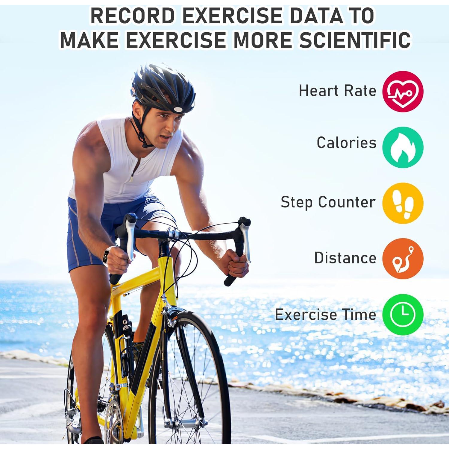 Rastreador de Fitness Moremore con Pantalla AMOLED 1.1" Beige