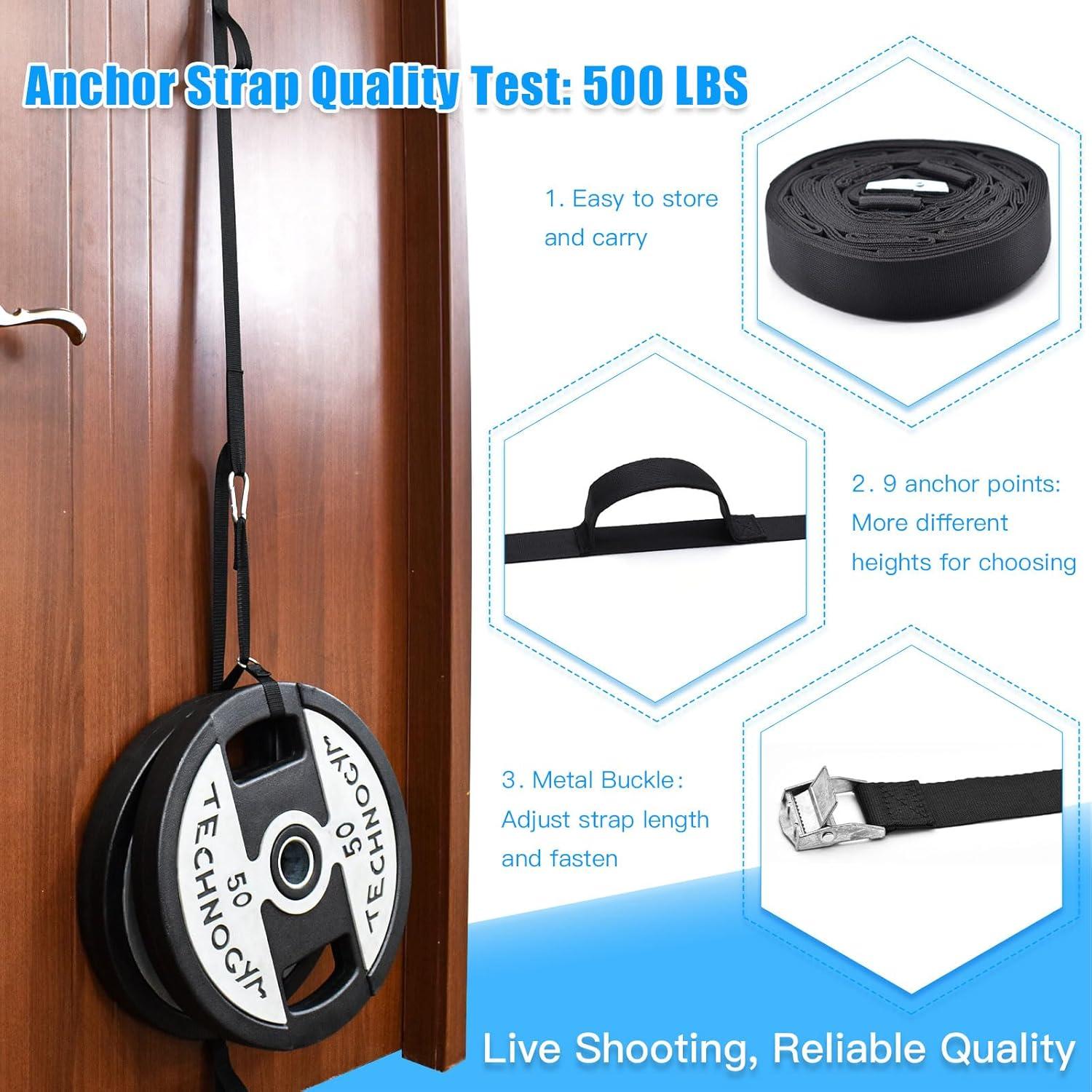 Correa de Anclaje Brebebe para Ejercicios en Casa - 3 Piezas