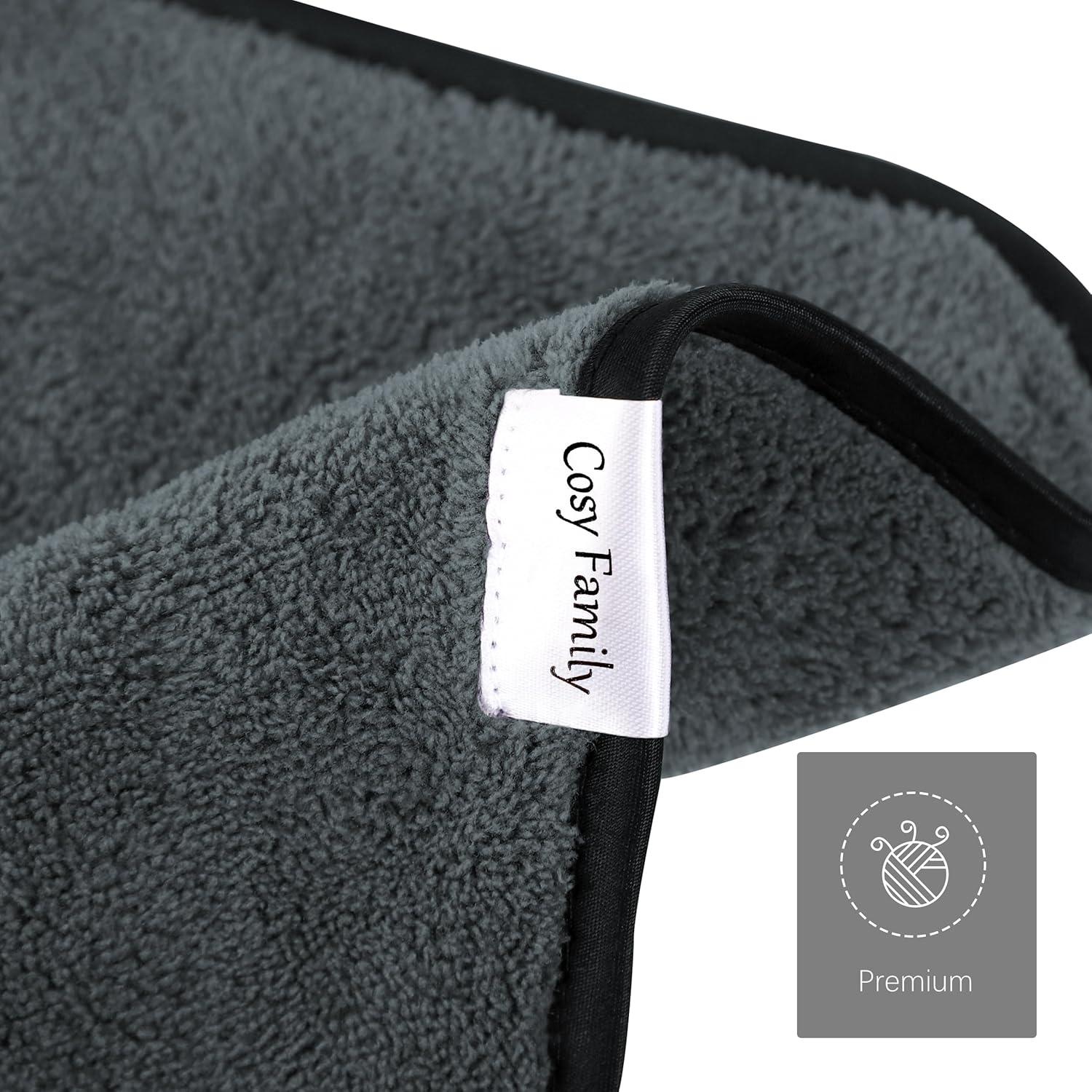 Toallitas Desmaquillantes Microfibra Cosy Family 10 Unidades 30x30 cm Negro