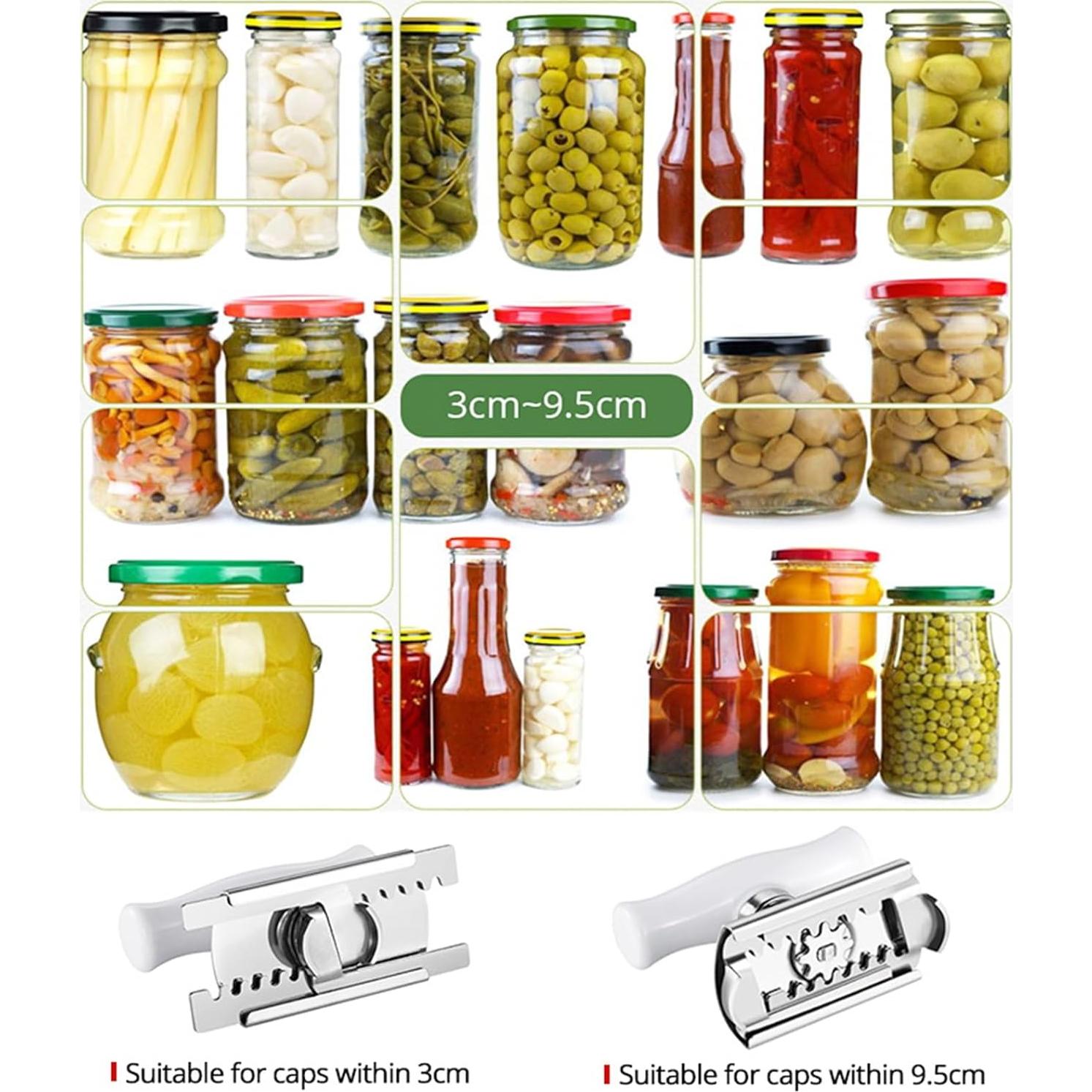 Abre Frascos Manual Caliamary Ajustable para Ancianos 0.98-3.93"