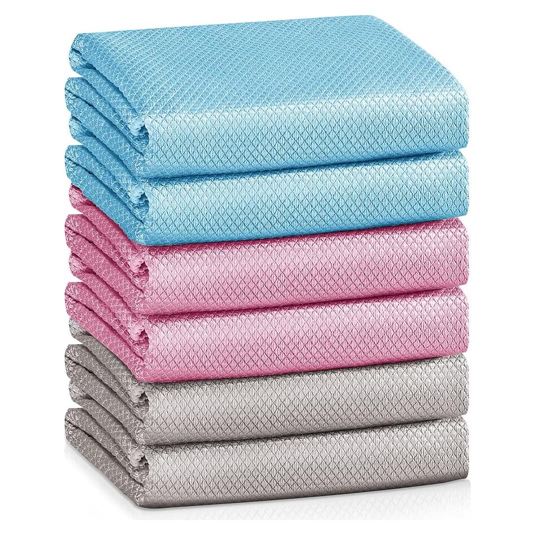 Paños de Microfibra VPMURUGA 40x40cm Pack 6 Sin Rayas