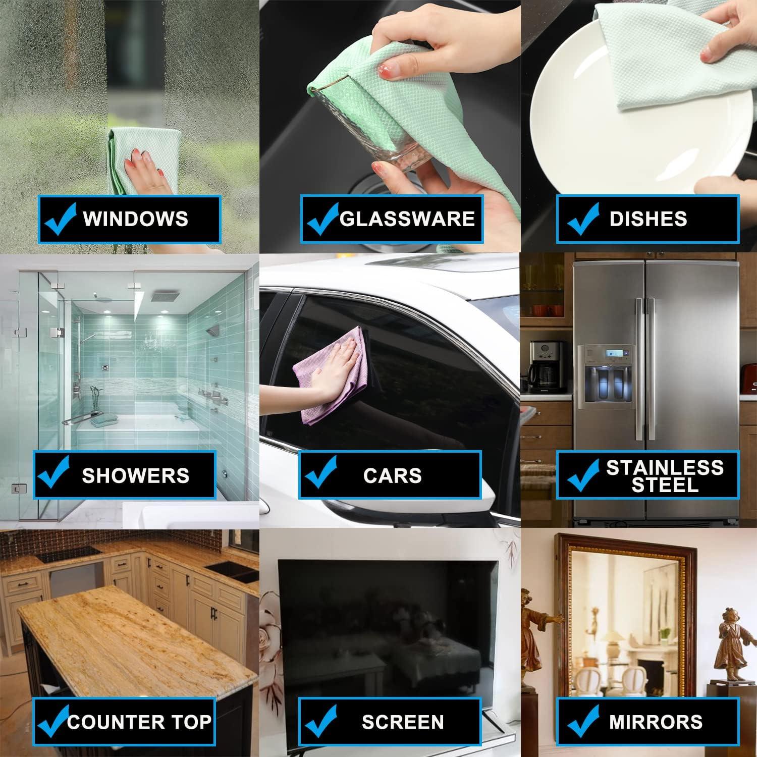 Paños de Microfibra VPMURUGA 40x40cm Pack 6 Sin Rayas