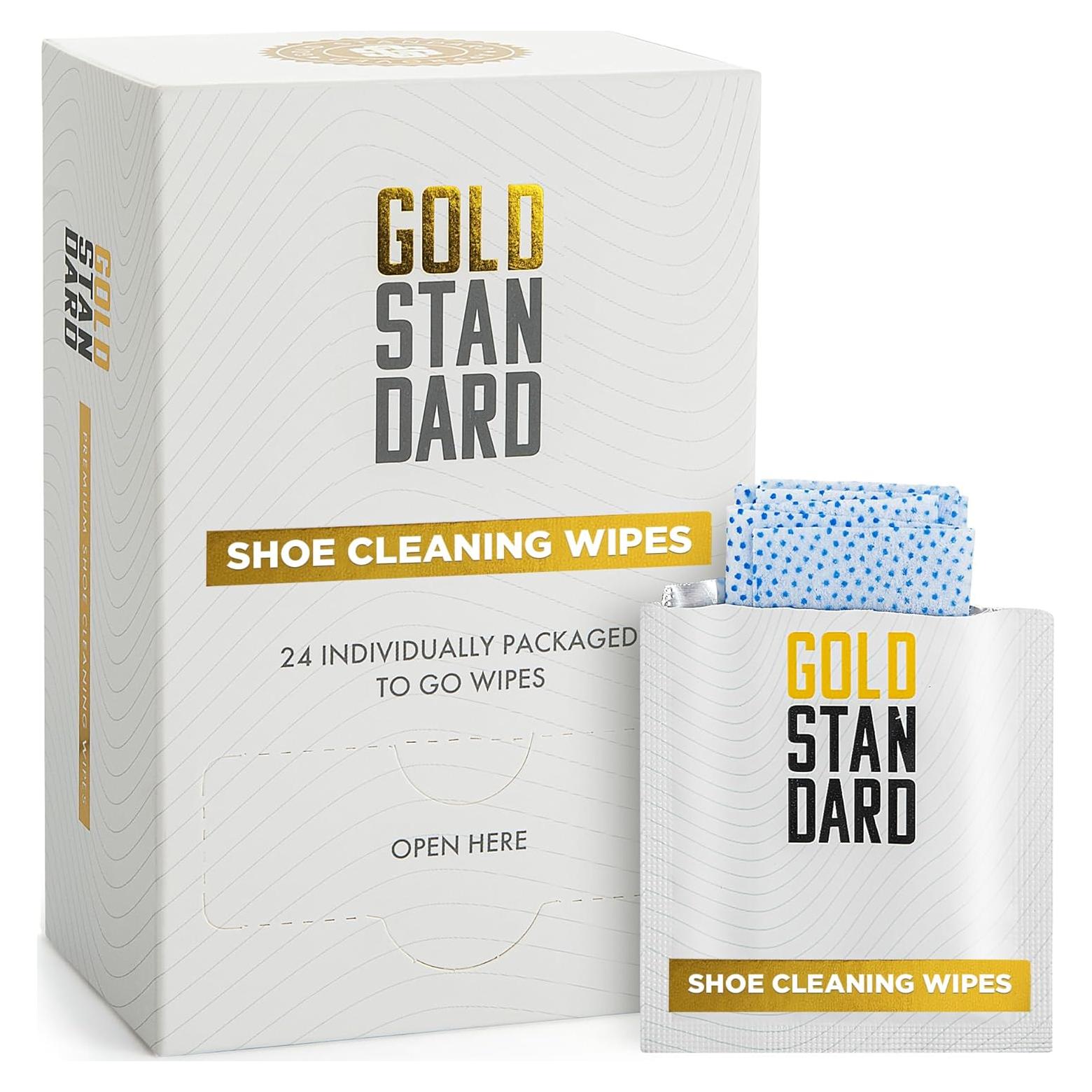 Toallitas Limpiadoras Gold Standard para Zapatos - 24 Unidades