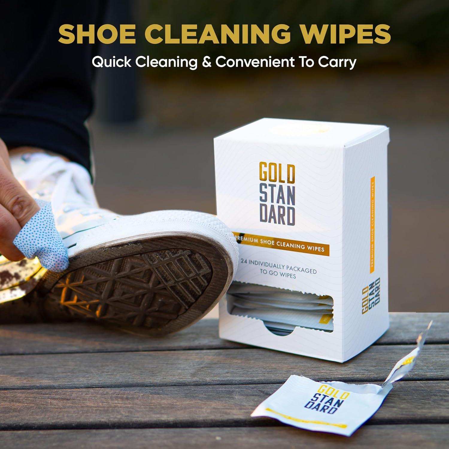 Toallitas Limpiadoras Gold Standard para Zapatos - 24 Unidades