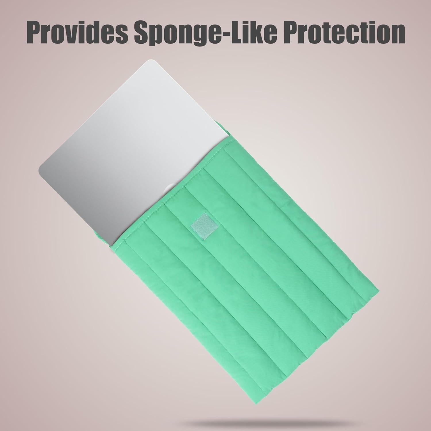 Funda para Laptop Linpr 13-14 Pulgadas Verde Claro