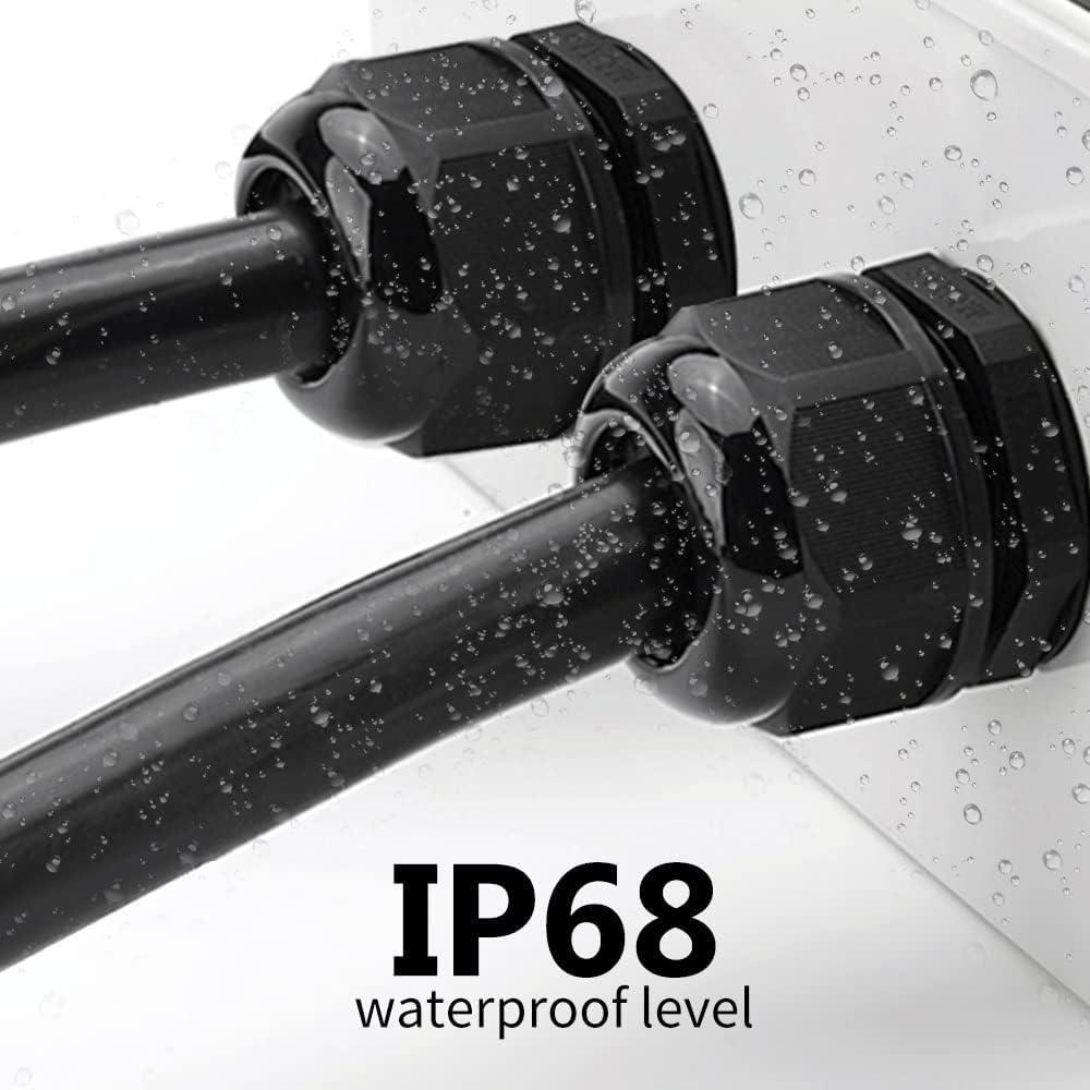 Pasacables NPT 1" AIRTAK Nylon PA66 Impermeable IP68 - 2 Piezas