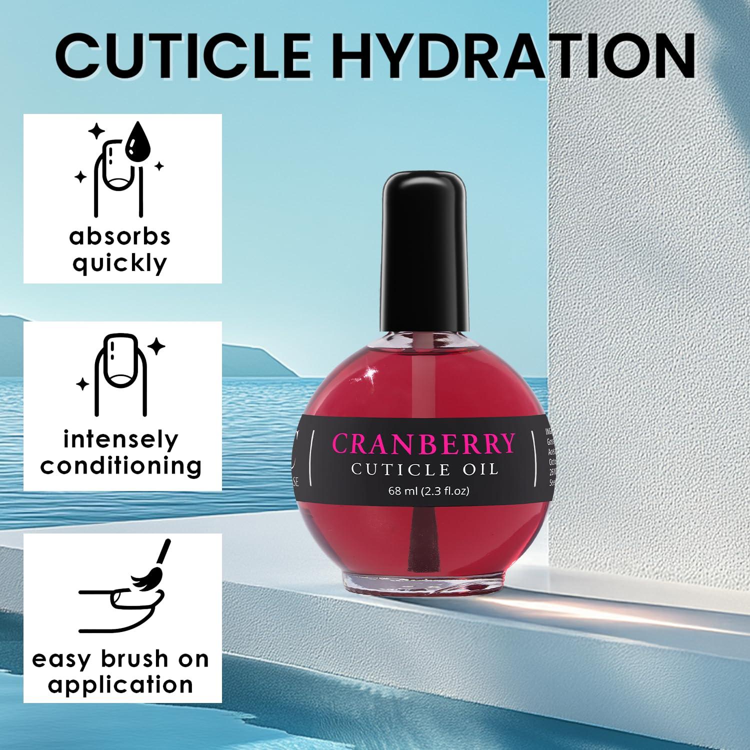 Aceite Hidratante para Cutículas y Uñas Ellie Chase 68.1 ml - Aroma Arándano