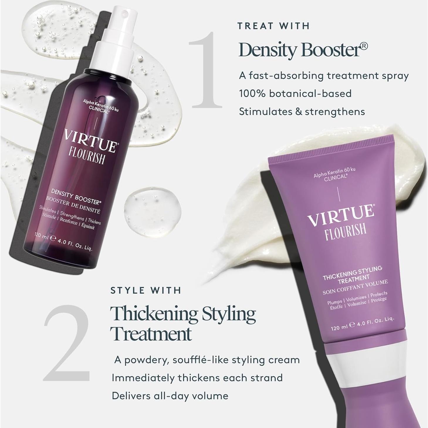 Spray Aumento Densidad Cabello Virtue Flourish 59 ml