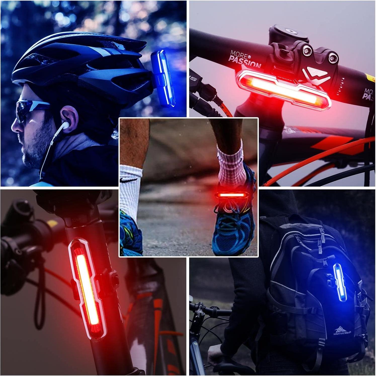Luz Trasera de Bicicleta CANWAY 168 Lúmenes Recargable USB