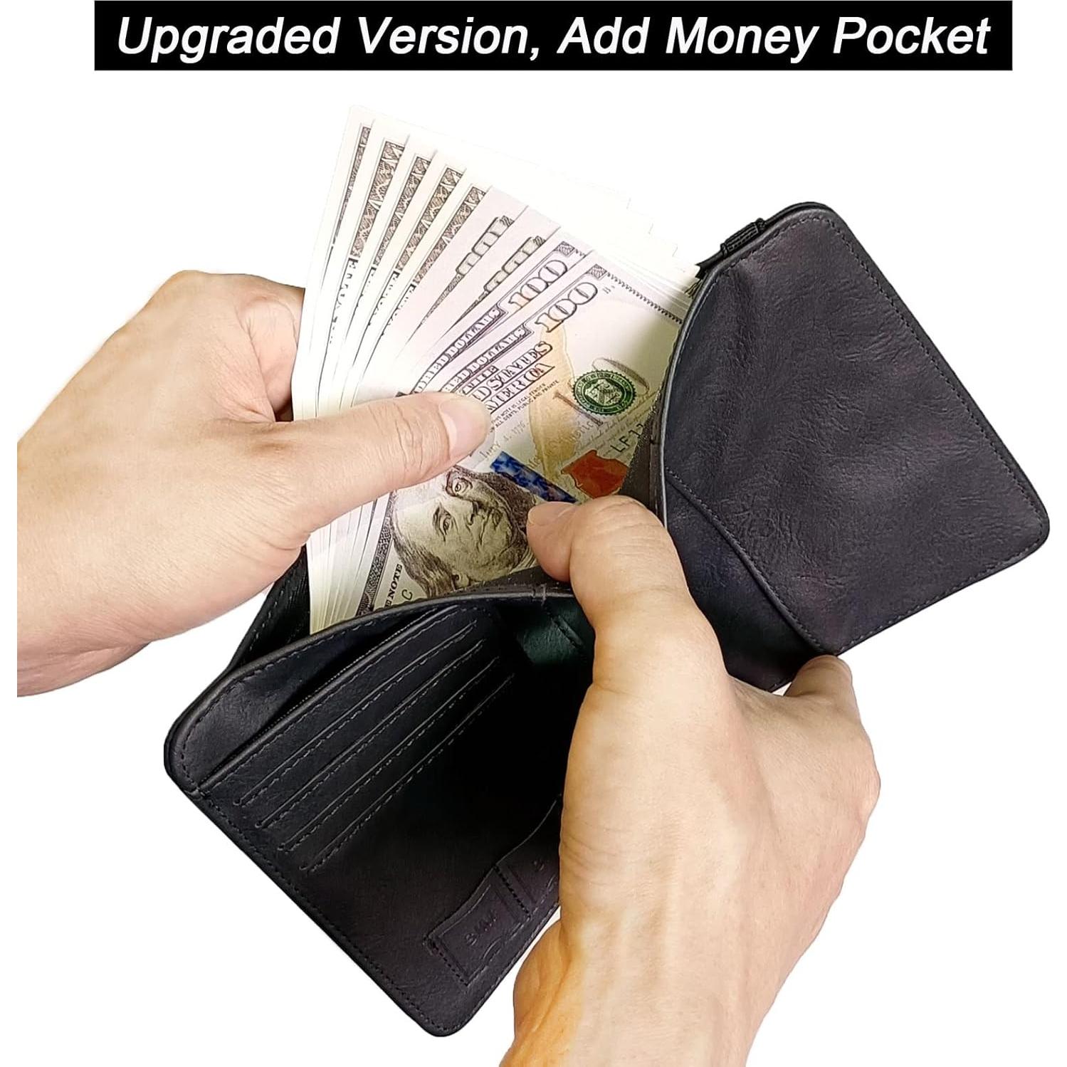 Funda de Pasaporte LOHASLIFE Negra con Bloqueo RFID y Regalo