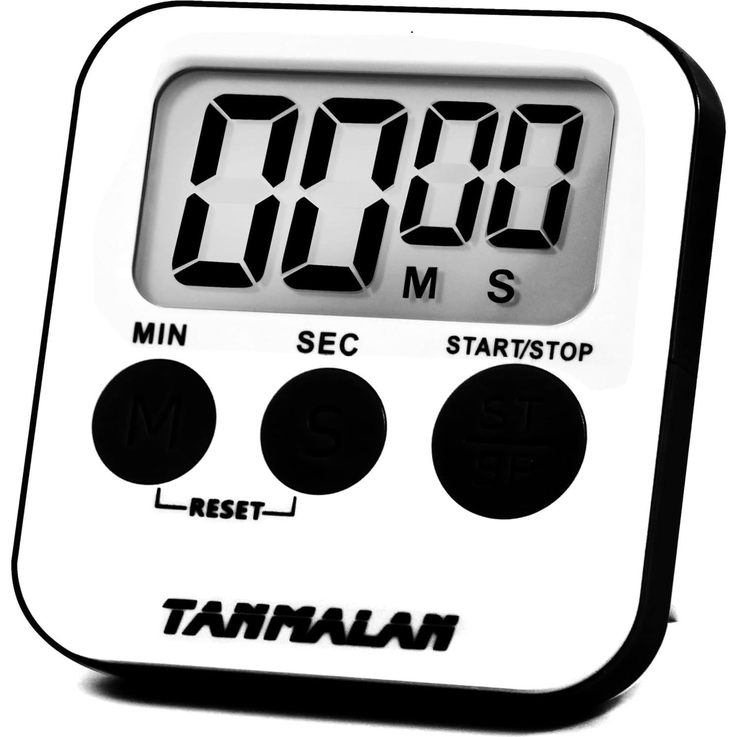 Temporizador de Cocina Tanmalan con Alarma Fuerte y Pantalla Grande