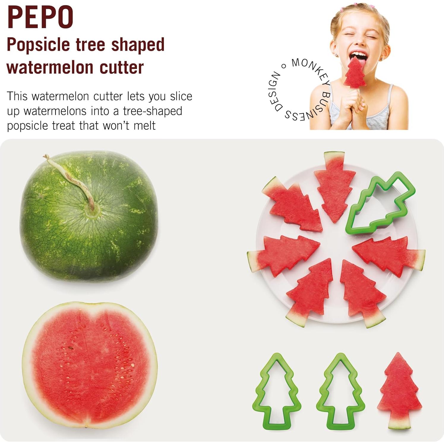 Cortador de Sandía Monkey Business en Forma de Árbol 12cm