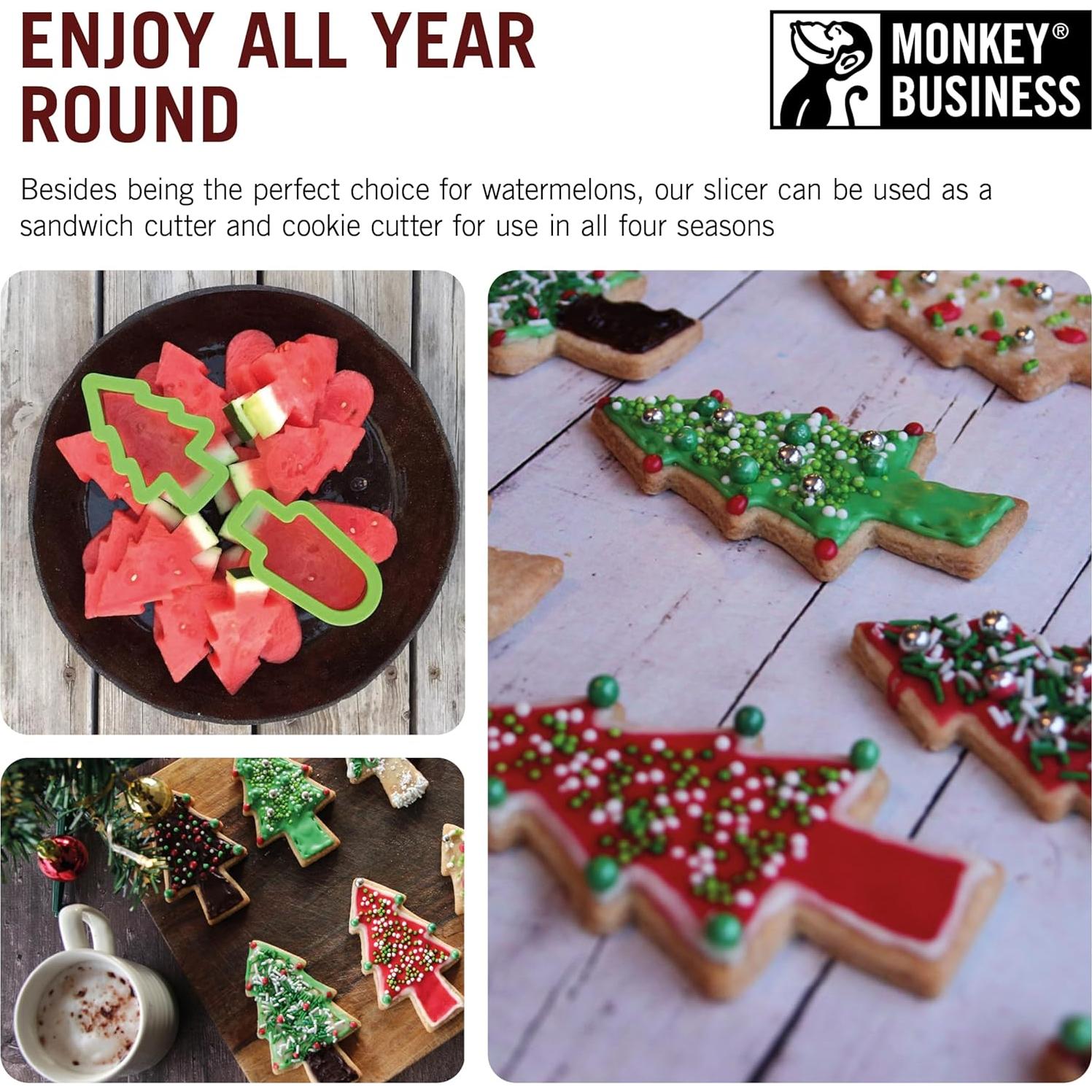 Cortador de Sandía Monkey Business en Forma de Árbol 12cm