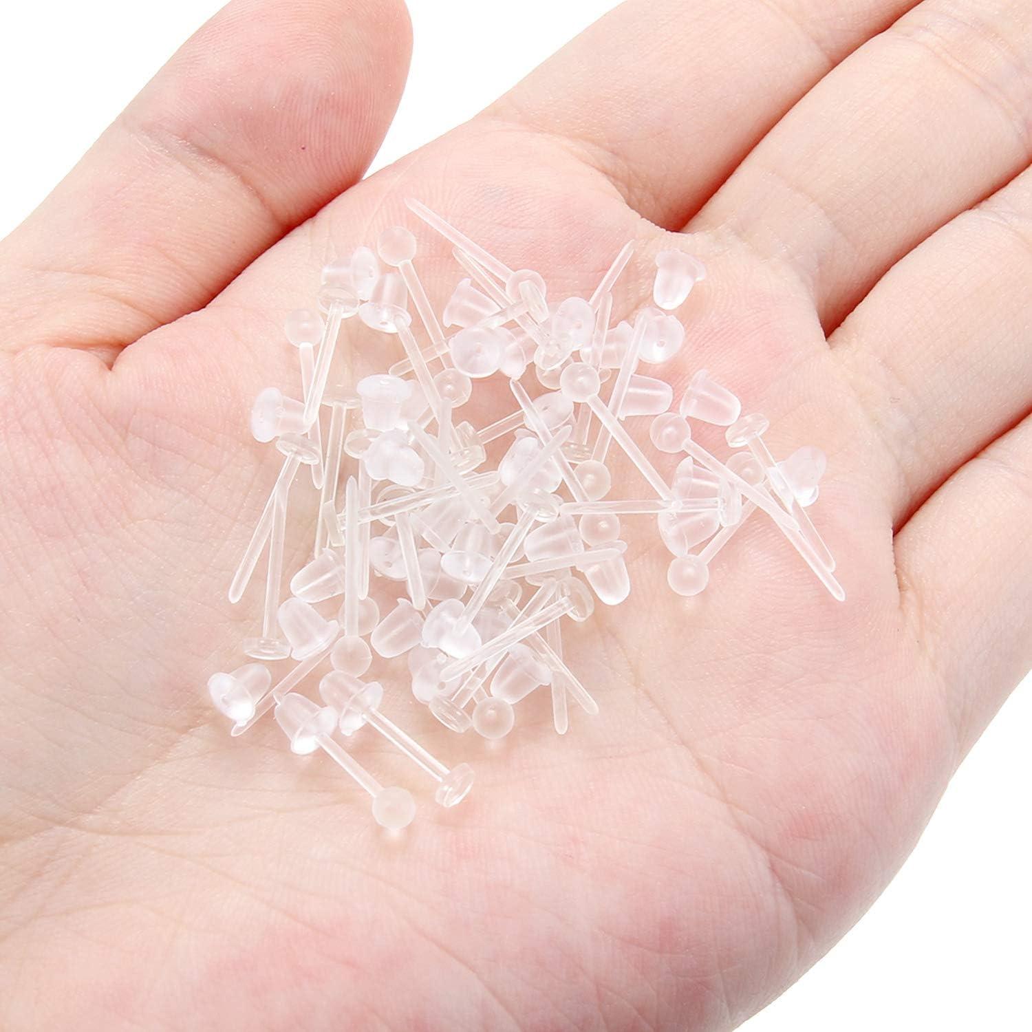 40 Pares de Aretes Invisibles Ftovosyo - Retenedores de Agujeros